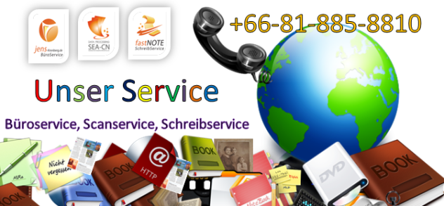 Sekretariatsdienstleistungen - abtippen, abschreiben, übertragen per copy und paste