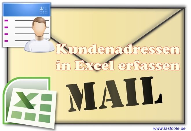 Kundenadressen in Excel erfassen